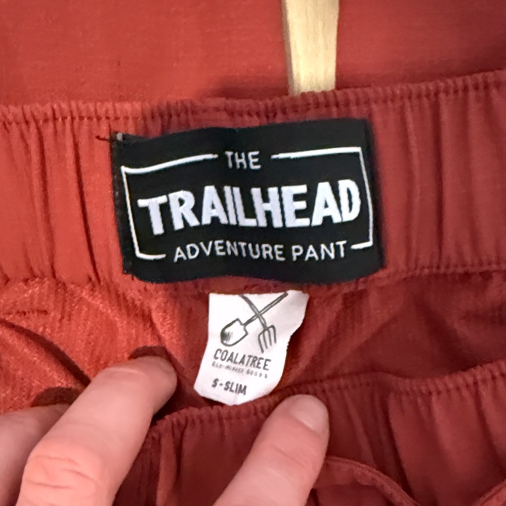 Women's Red hikers Joggers-slim leg fit - Picture 3 of 3